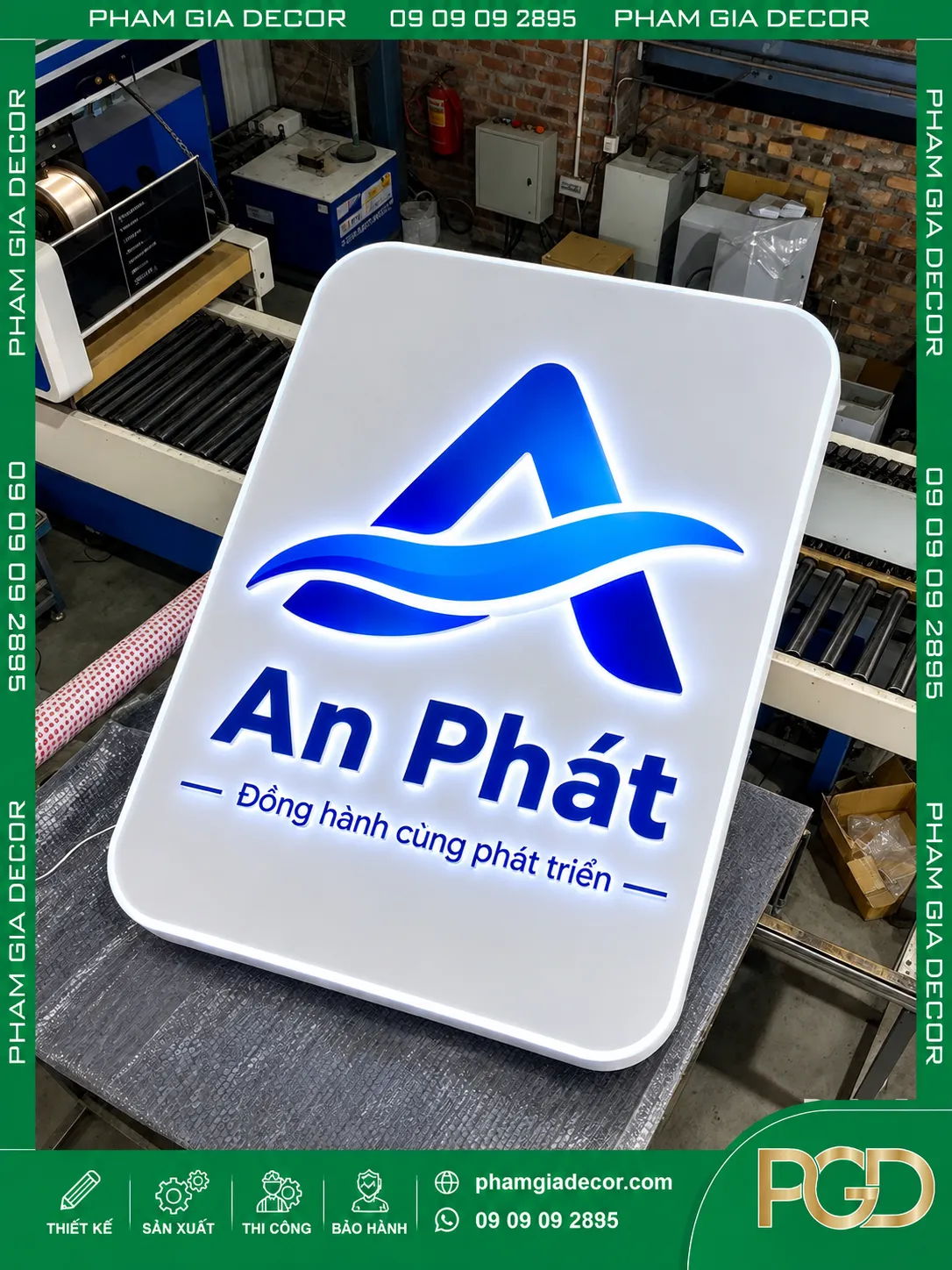 Hộp Đèn Logo Đẹp Cho Cửa Hàng, Công Ty, Showroom 16 Hộp Đèn Logo