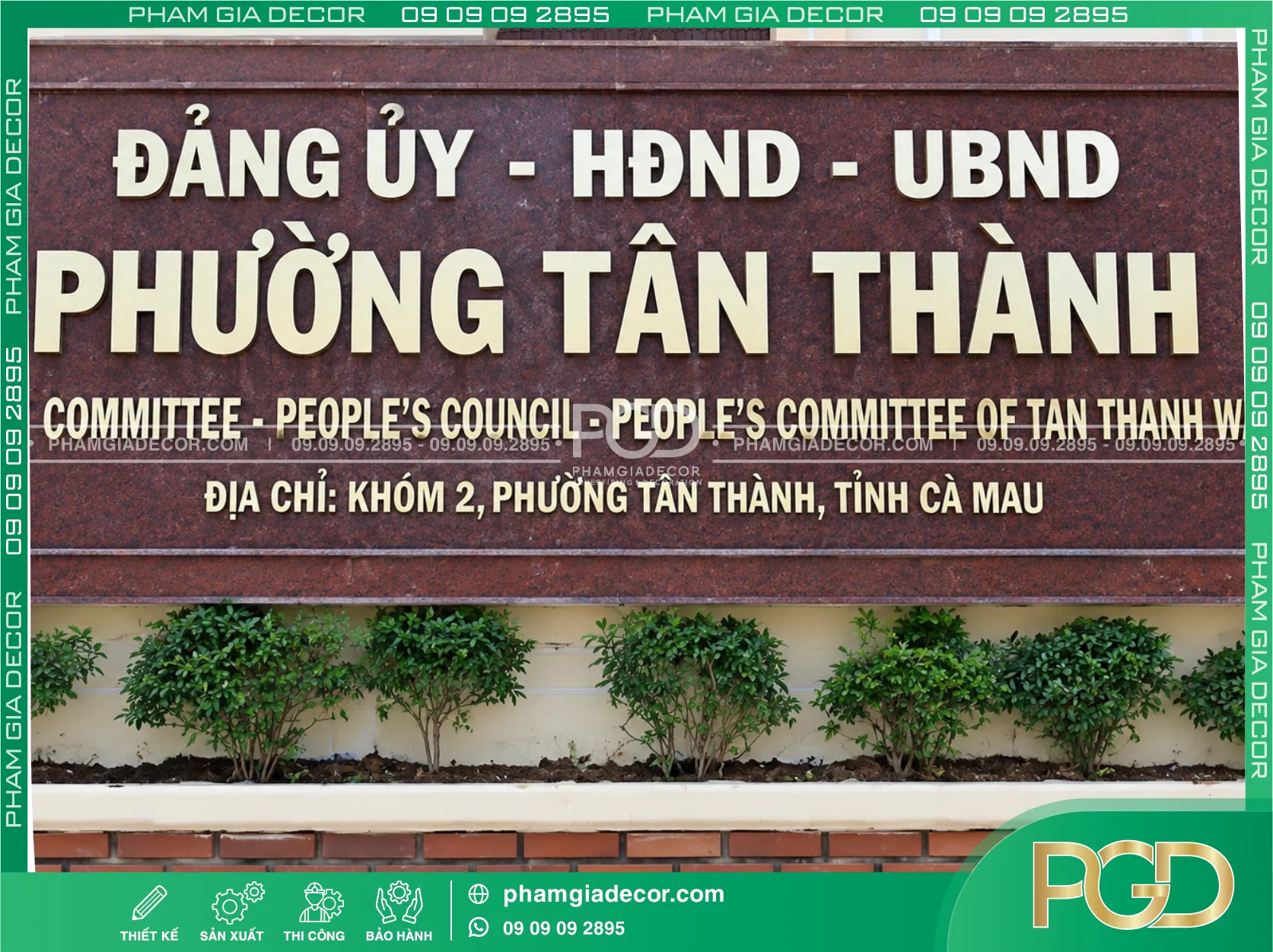 Làm Bảng Hiệu Cà Mau Trọn Gói Giá Rẻ Theo Yêu Cầu