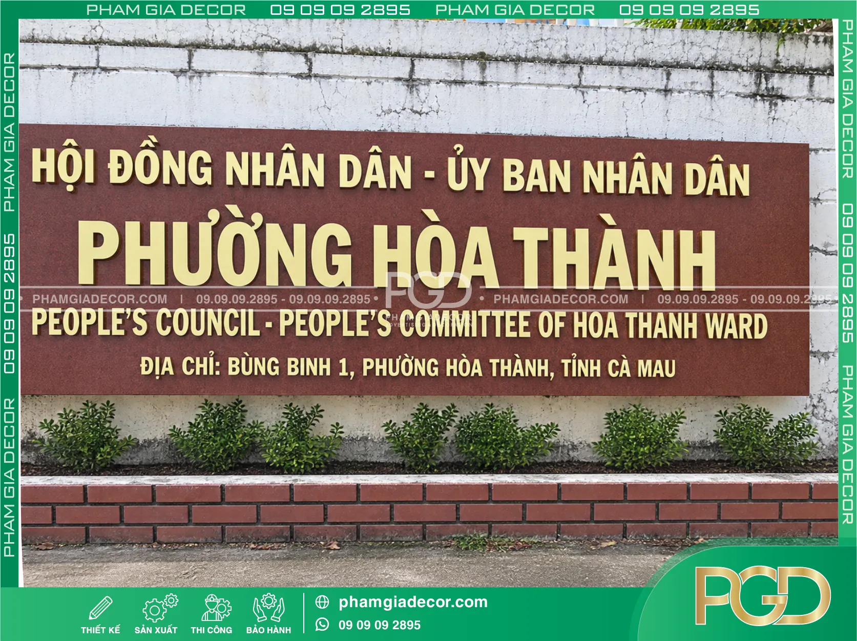 Làm Bảng Hiệu Cà Mau Trọn Gói Giá Rẻ Theo Yêu Cầu