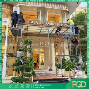 Làm Bảng Hiệu Trọn Gói Nhà Hàng Cafe Casa Tại TPHCM 19 lam bang hieu quang cao tron goi 19