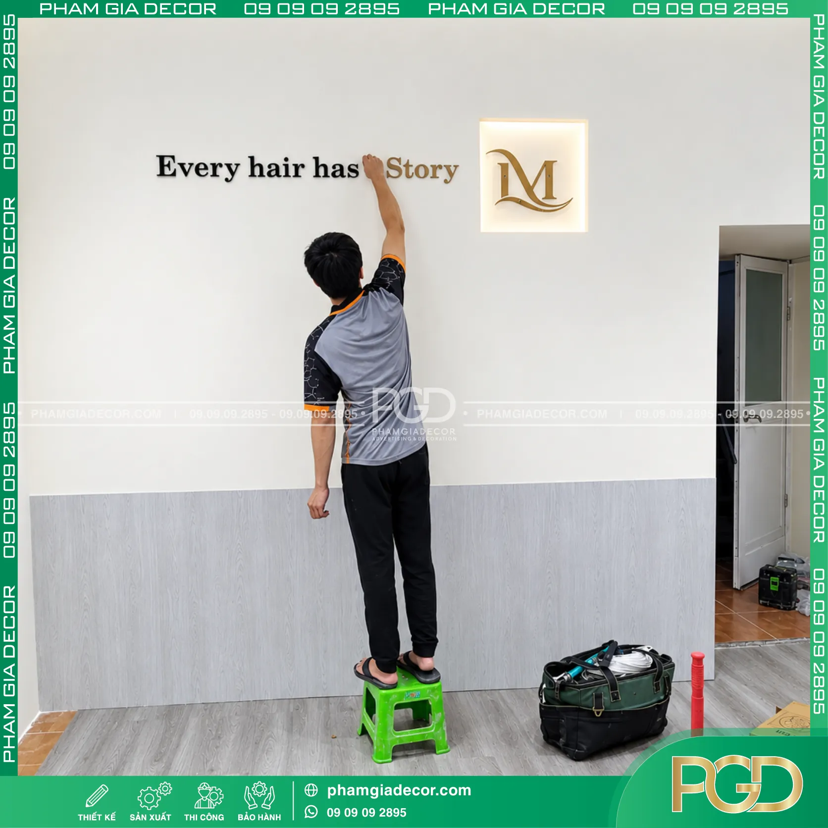 Làm Bảng Hiệu Trọn Gói Salon tóc La Mirror Hair Story 24 Làm Bảng Hiệu Trọn Gói Salon tóc La Mirror Hair Story
