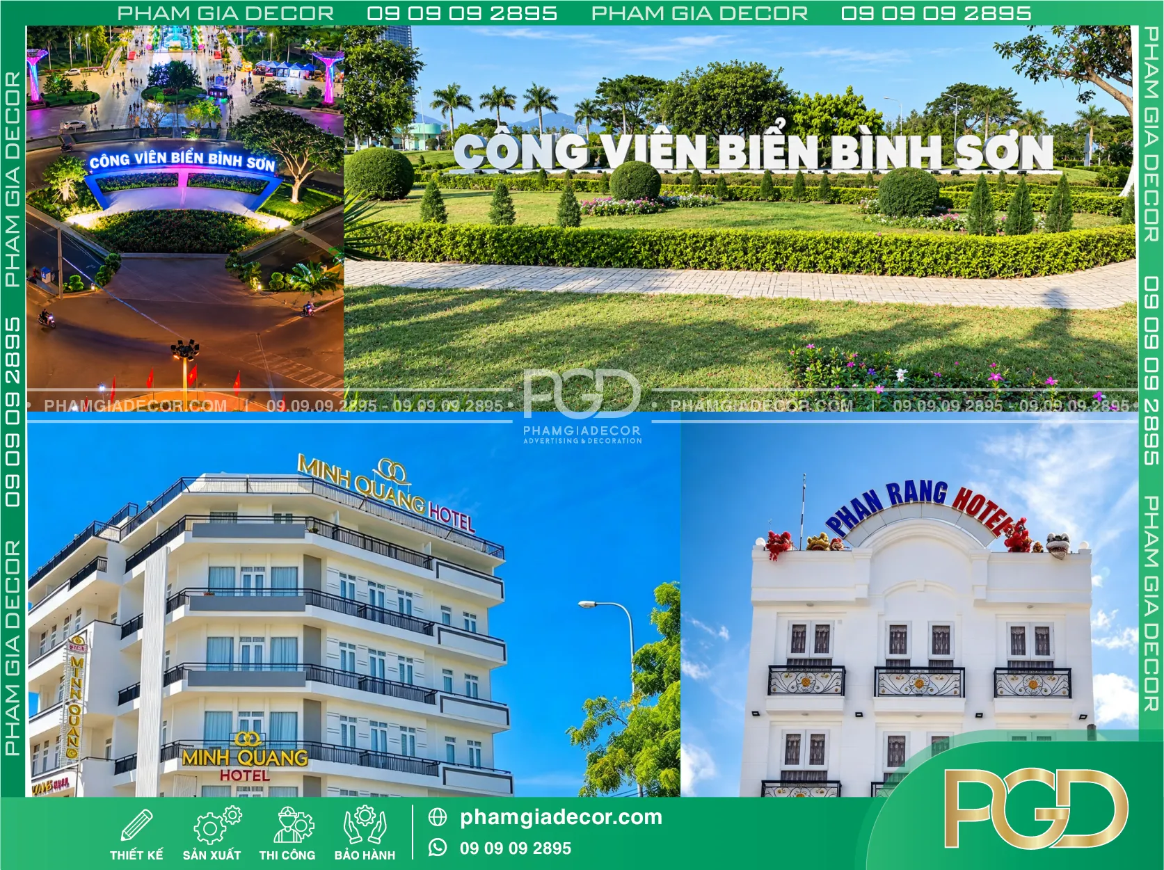 Làm Bảng Hiệu Trọn gói Phan Rang Ninh Thuận Khánh Hòa Mới Theo Yêu Cầu